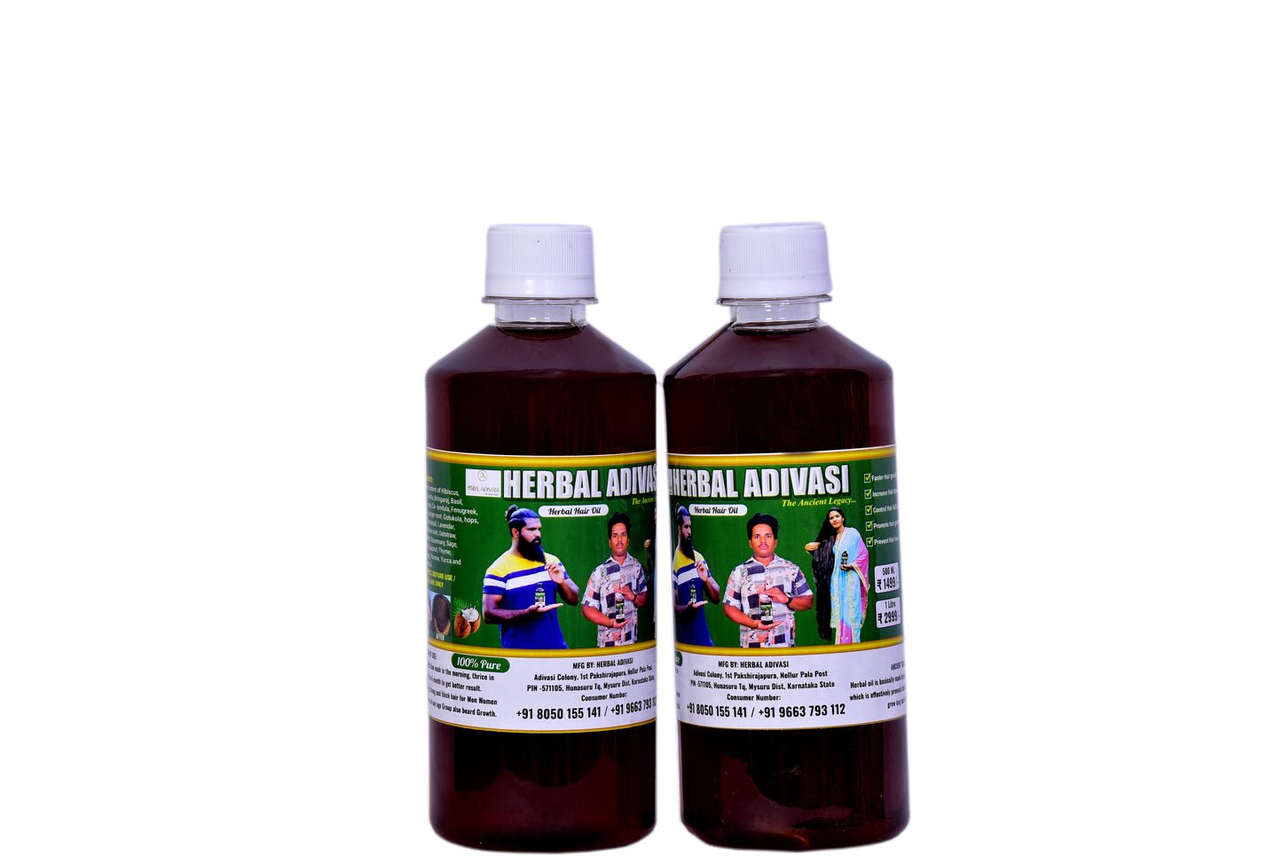 HERBAL ADIVASI HAIR OIL🌿